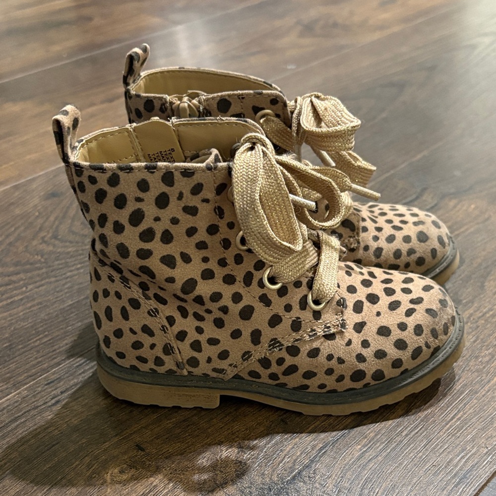 Cat & Jack Leopard Print Boots